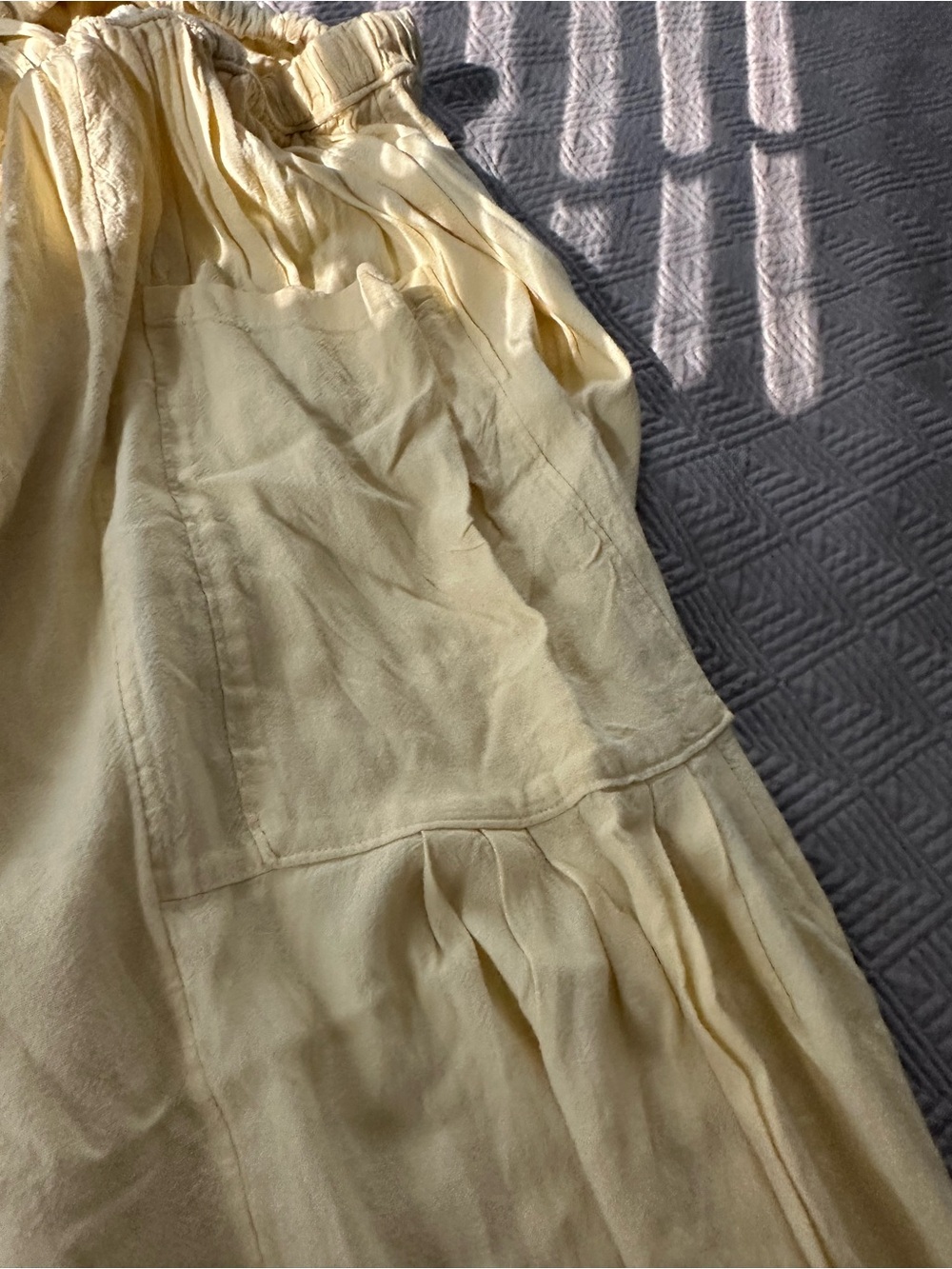 Free People Quinn Culottes in Yellow, XS - Picture 2 of 4